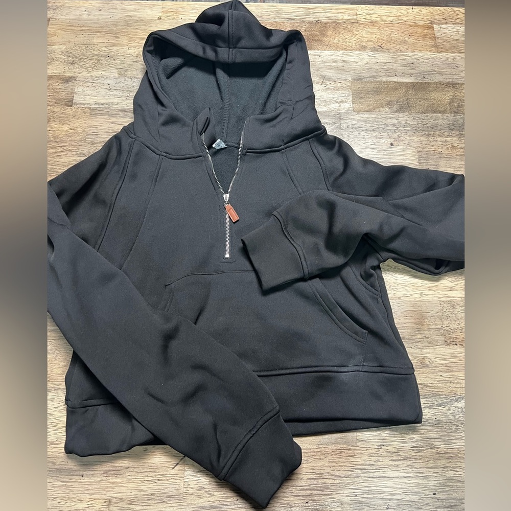 LASLULU quarter zip hoodie